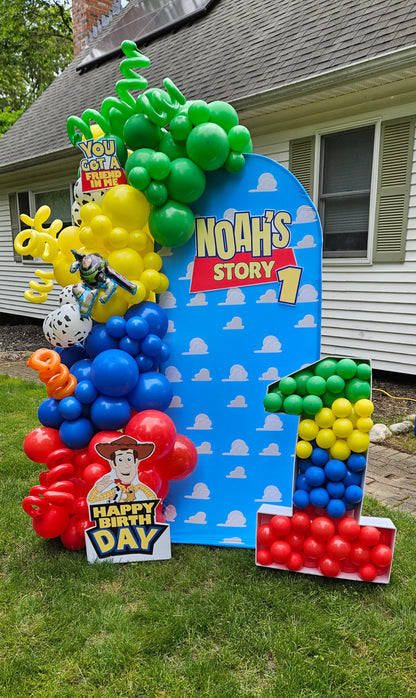 Birthday Balloon Backdrop