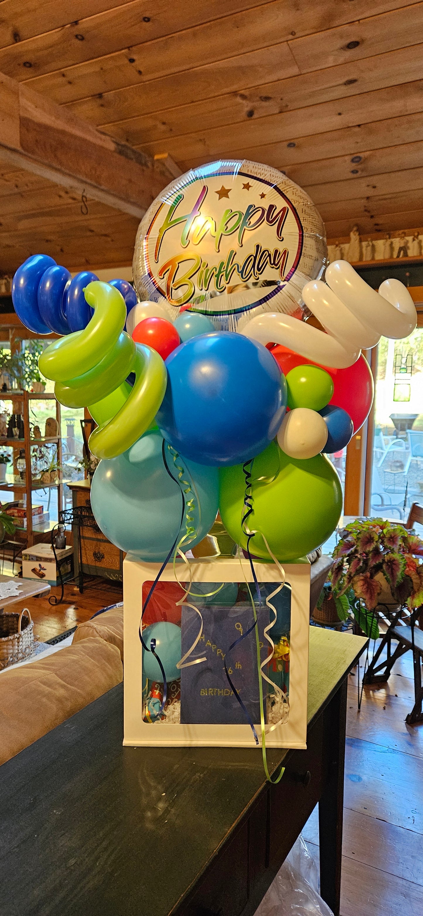 Birthday Balloon Gift Box