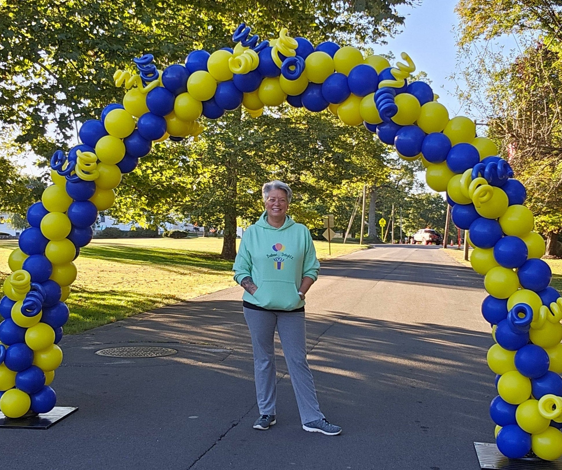 Corporate balloon arch Eastern Connecticut