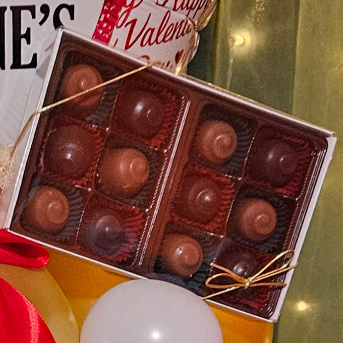 12-count assorted chocolate-covered mini Oreos from a local chocolatier
