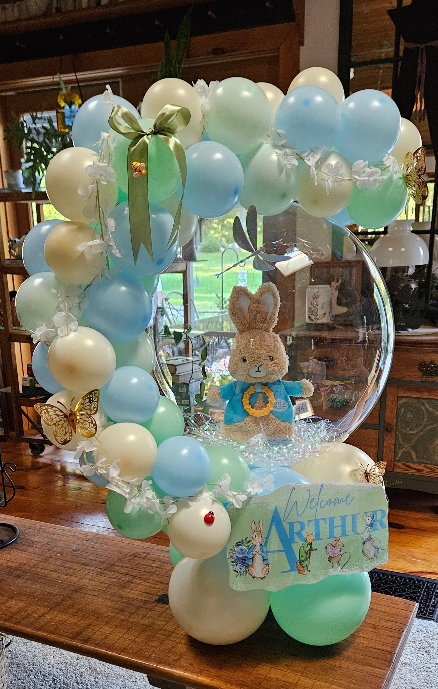 Baby Shower Hug Style Stuffed Balloon