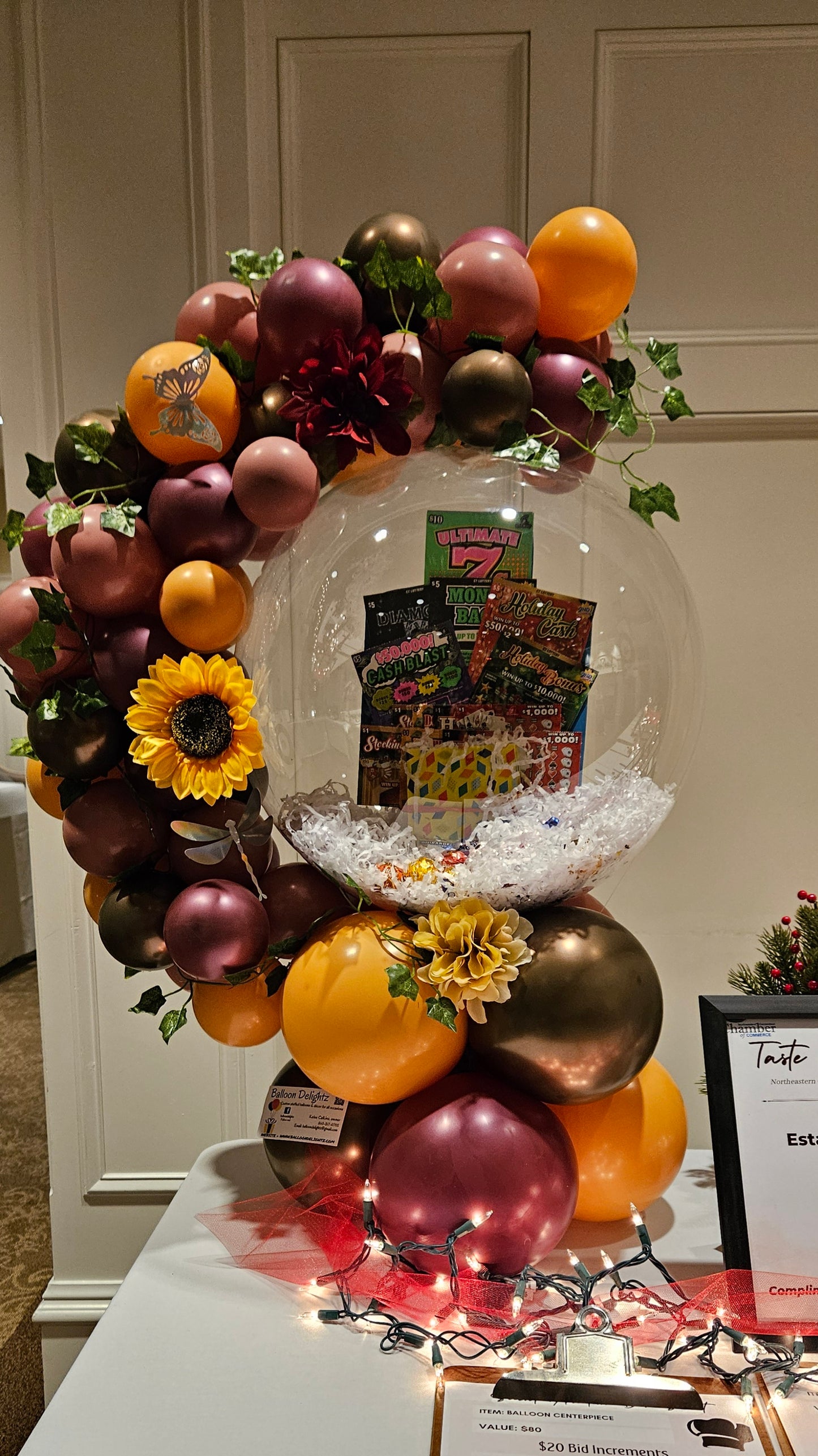 Mother's Day Lottery Style Stuffed Balloon