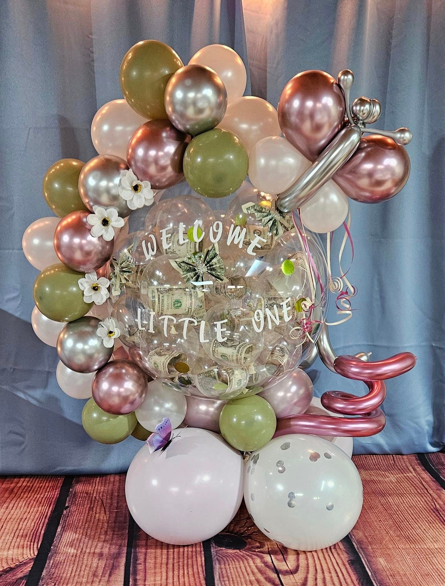 Baby Shower Hug Style Stuffed Balloon